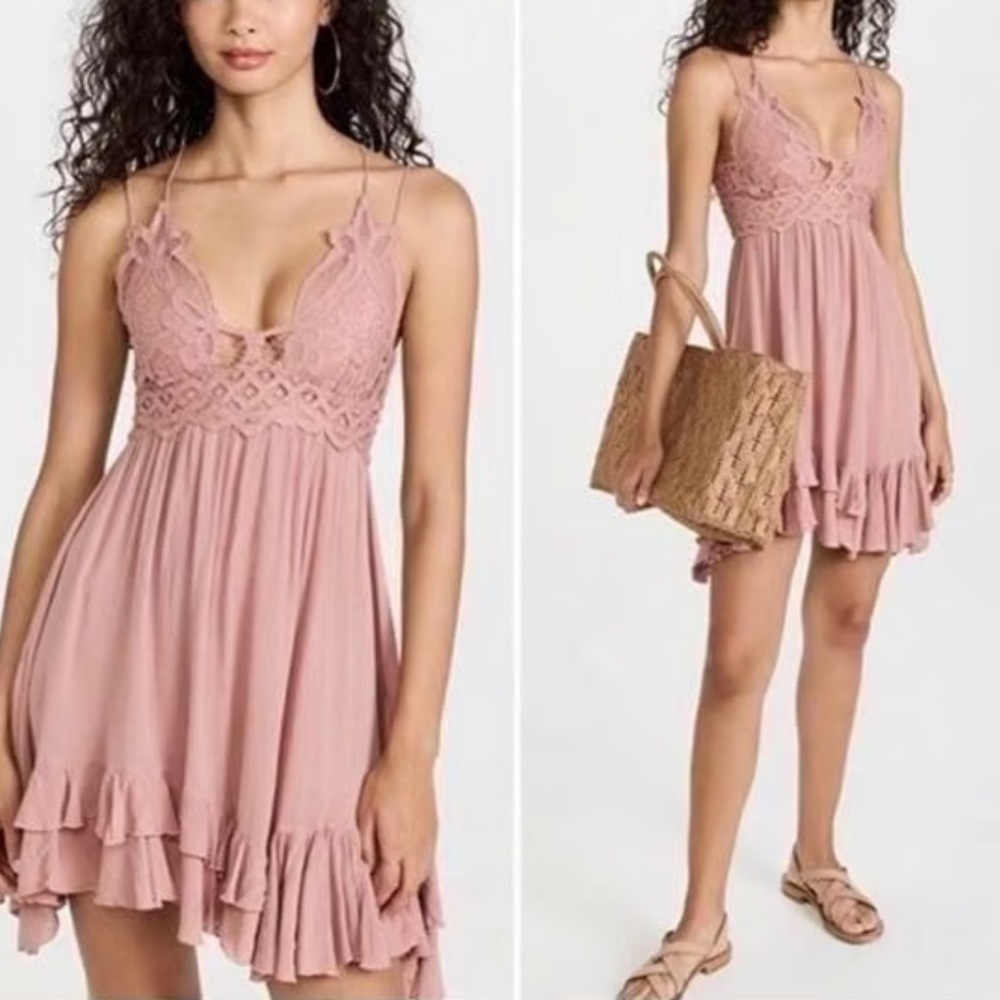 NWT Victoria’s Secret PINK Crochet Lace Dress